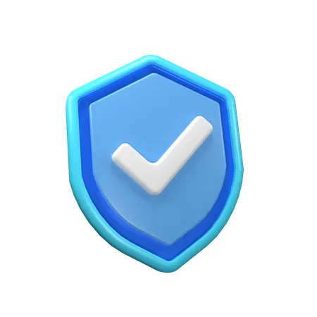 Protection Shield 3D Icon