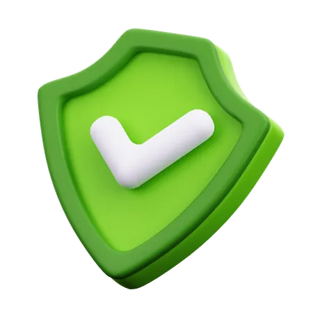 Protection Shield 3D Icon