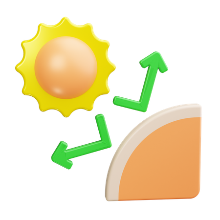 Protection solaire  3D Icon