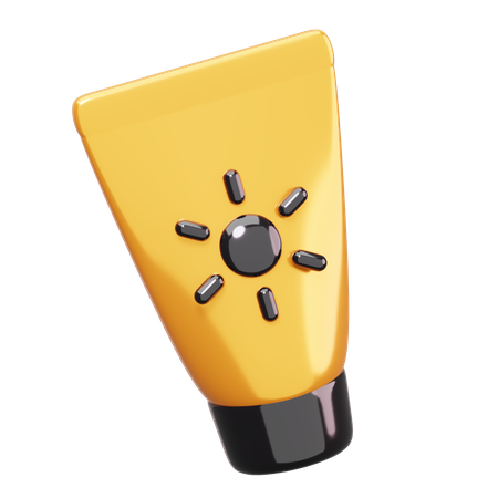 Protection solaire  3D Icon