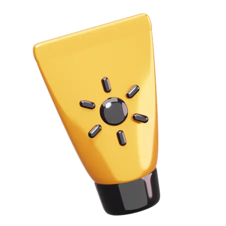 Protection solaire  3D Icon