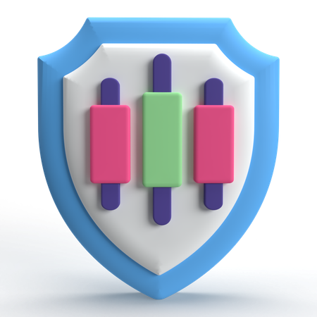 Protection des stocks  3D Icon