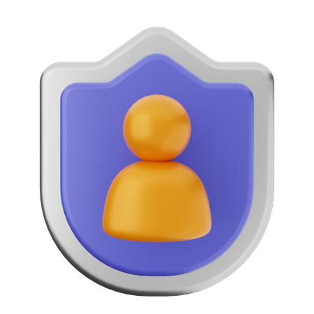 Protection du bouclier utilisateur  3D Icon