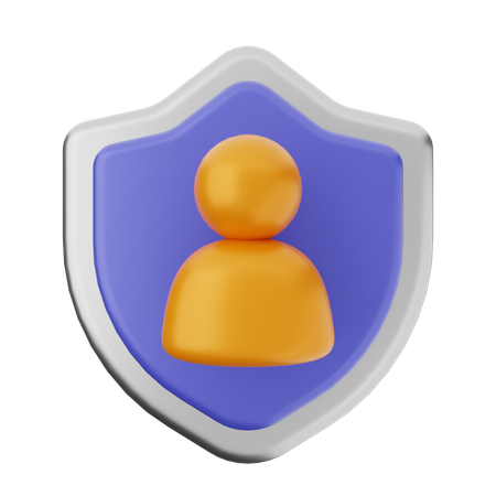 Protection du bouclier utilisateur  3D Icon