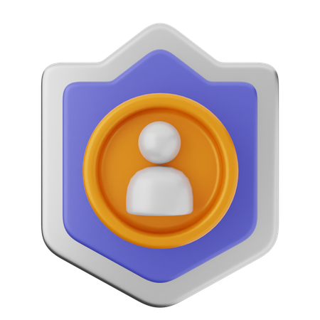 Protection du bouclier utilisateur  3D Icon