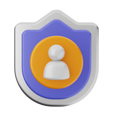 Protection du bouclier utilisateur  3D Icon