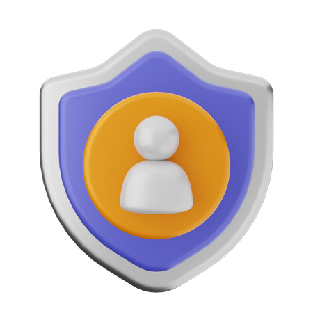 Protection du bouclier utilisateur  3D Icon