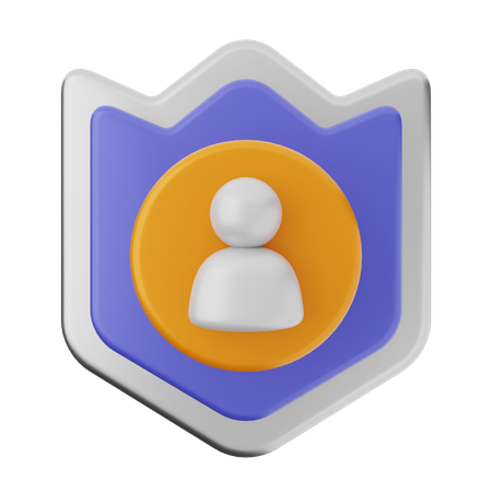 Protection du bouclier utilisateur  3D Icon