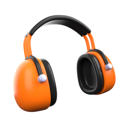 Protective Earmuffs  3D Icon