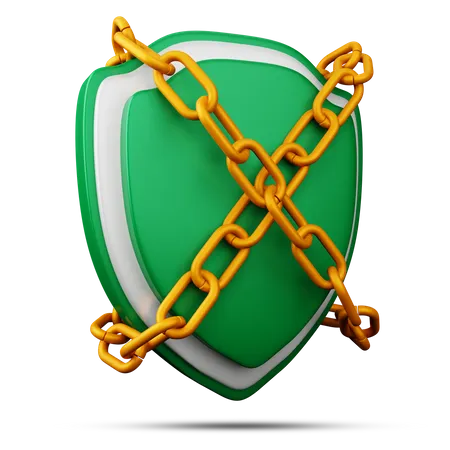 Protective Shield  3D Icon