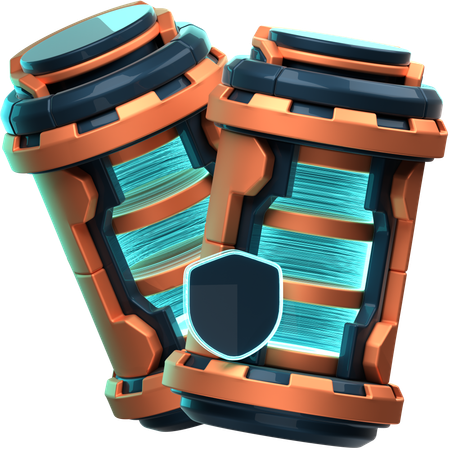 Escudo de batería  3D Icon