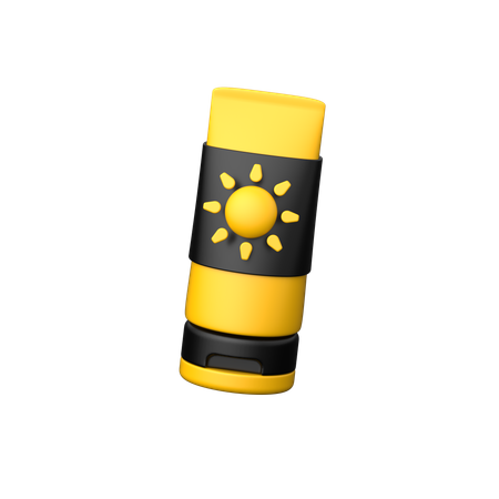 Protector solar  3D Icon