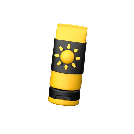 Protector solar  3D Icon