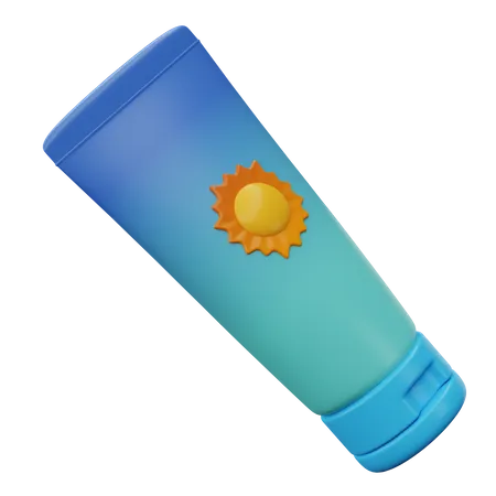 Protector solar  3D Icon