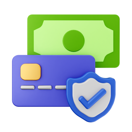 Proteger el pago  3D Icon