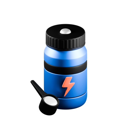 Protein bottle  3D Icon