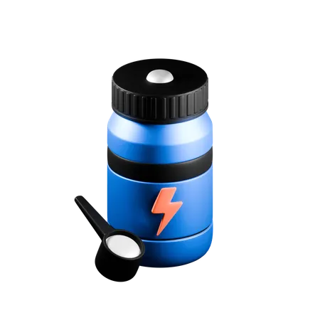 Protein bottle  3D Icon