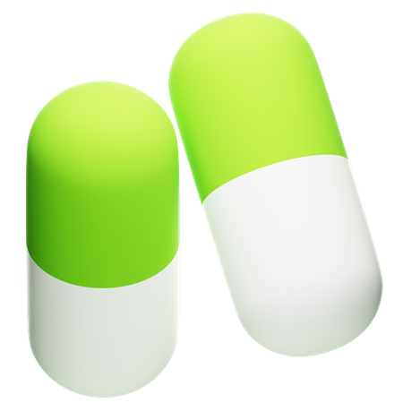 Protein Capsules  3D Icon