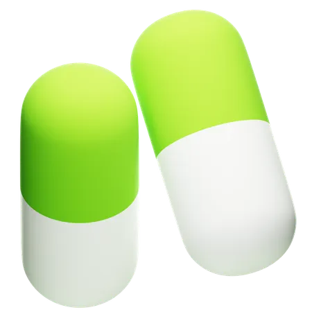 Protein Capsules  3D Icon