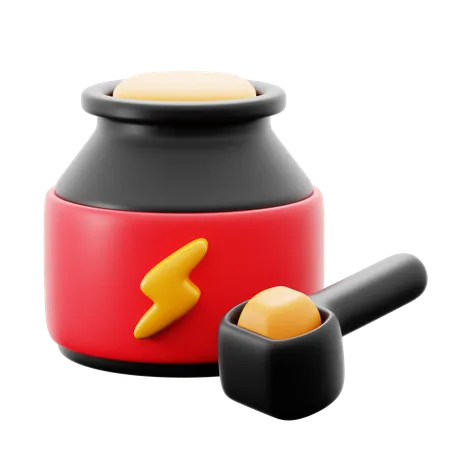 Protein Jar  3D Icon