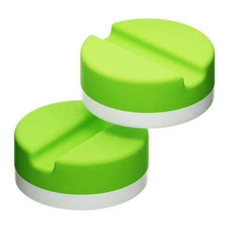Protein Pills  3D Icon