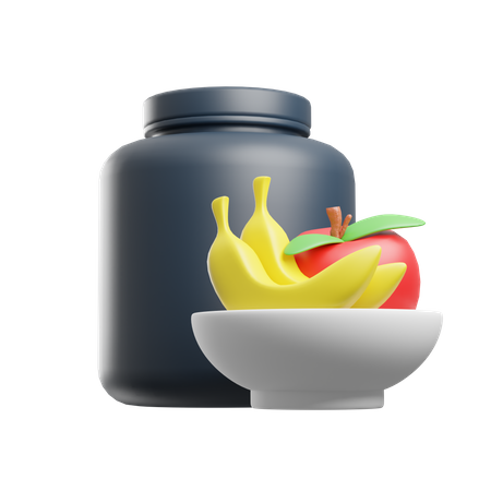 Protein Powder  3D Icon