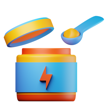 Protein Powder  3D Icon