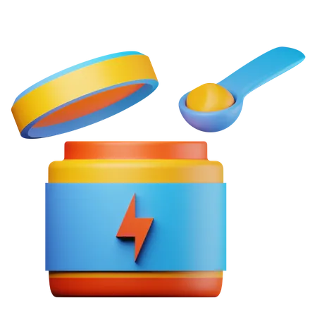 Protein Powder  3D Icon