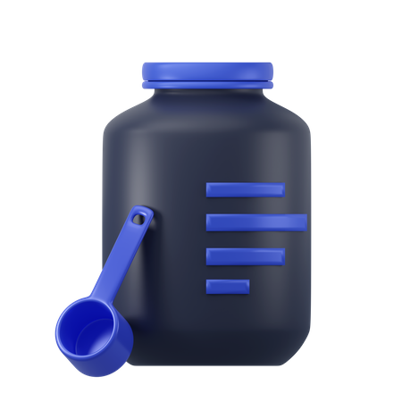 Protein Powder  3D Icon