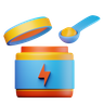 protein-powder 3d logo