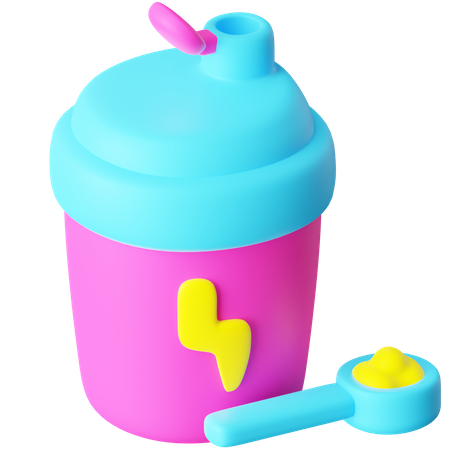 Protein Shake  3D Icon