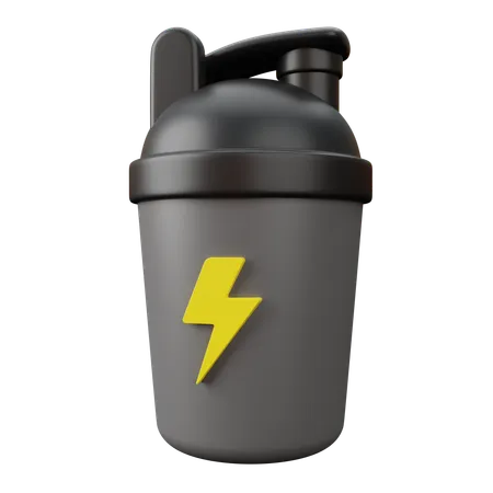 Protein Shake Bottle 3 D Illustration 3D Icon