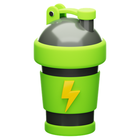 Protein Shake Bottle  3D Icon