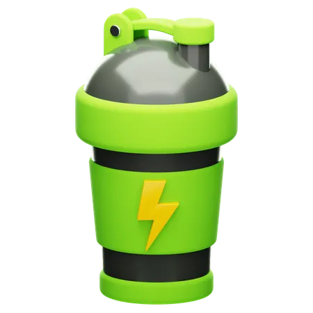 Protein Shake Bottle  3D Icon