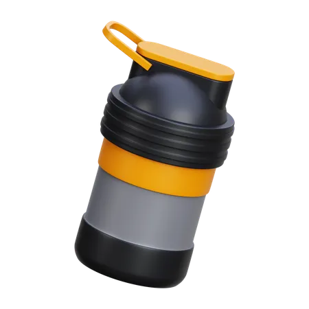 Protein Shake Bottle  3D Icon