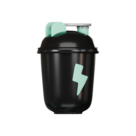 Protein Shake Bottle  3D Icon