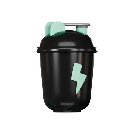 Protein Shake Bottle  3D Icon