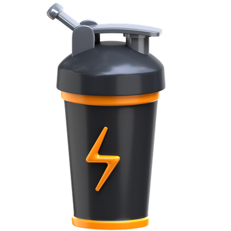 Protein Shake Bottle  3D Icon