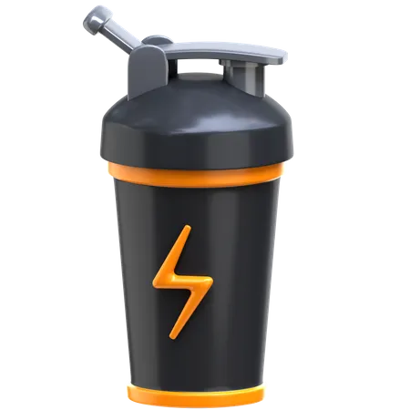 Protein Shake Bottle  3D Icon