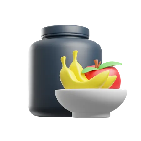 Proteína en polvo  3D Icon