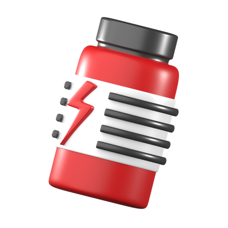 Protein Pulver  3D Icon