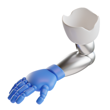 Mano protésica del brazo  3D Icon