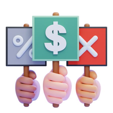Protest  3D Icon