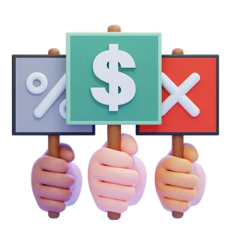 Protest  3D Icon