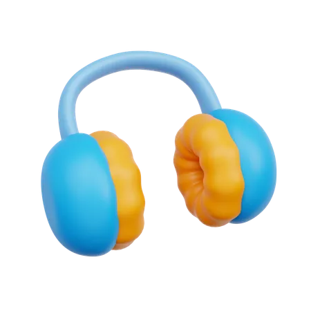 Protetor de ouvido de inverno  3D Icon