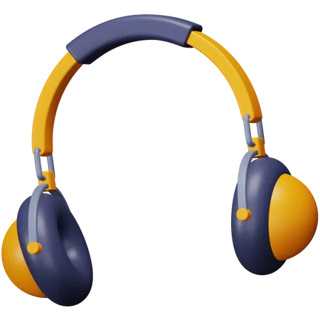 Protetor de ouvido  3D Icon