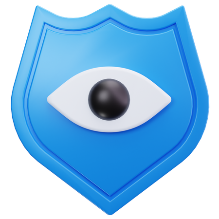 Escudo ocular  3D Icon