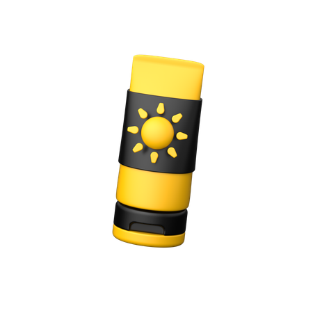 Protetor solar  3D Icon