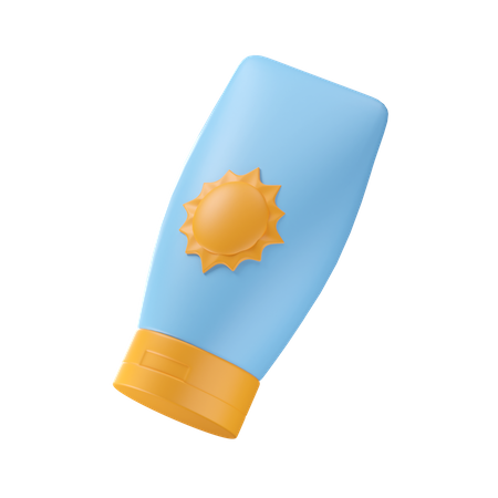 Protetor solar  3D Icon