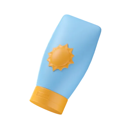 Protetor solar  3D Icon